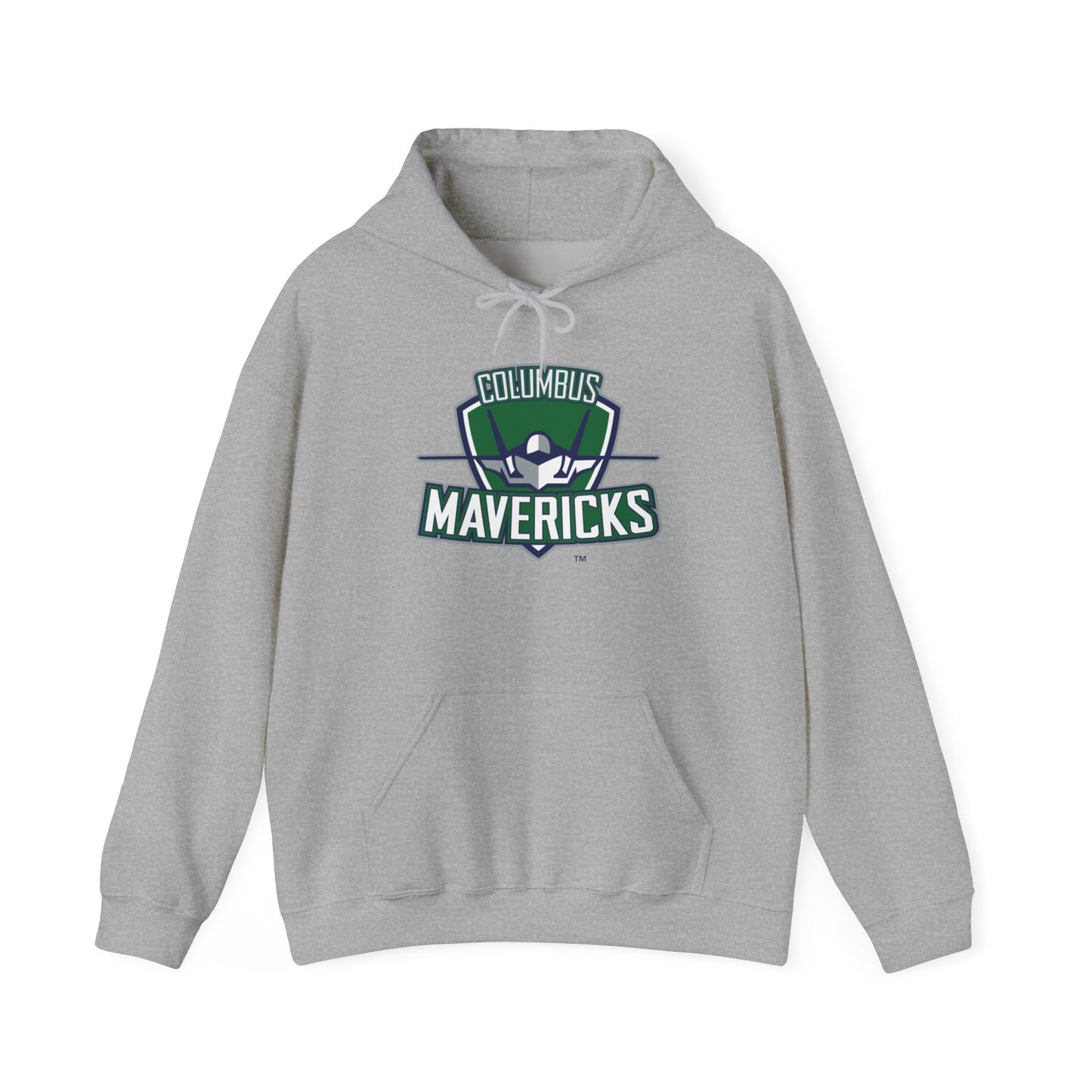 Columbus Mavericks | Unisex Heavy Blend™ Logo Hooded Sweatshirt