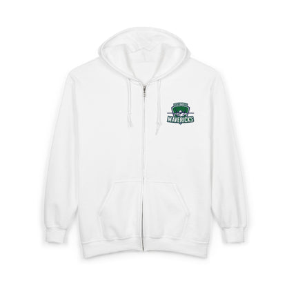 Columbus Mavericks | Unisex Heavy Blend™ Full Zip Hooded Small Logo Sweatshirt