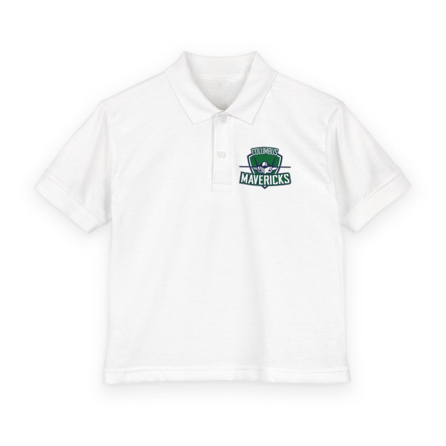 Columbus Mavericks | Youth DryBlend® Jersey Logo Polo
