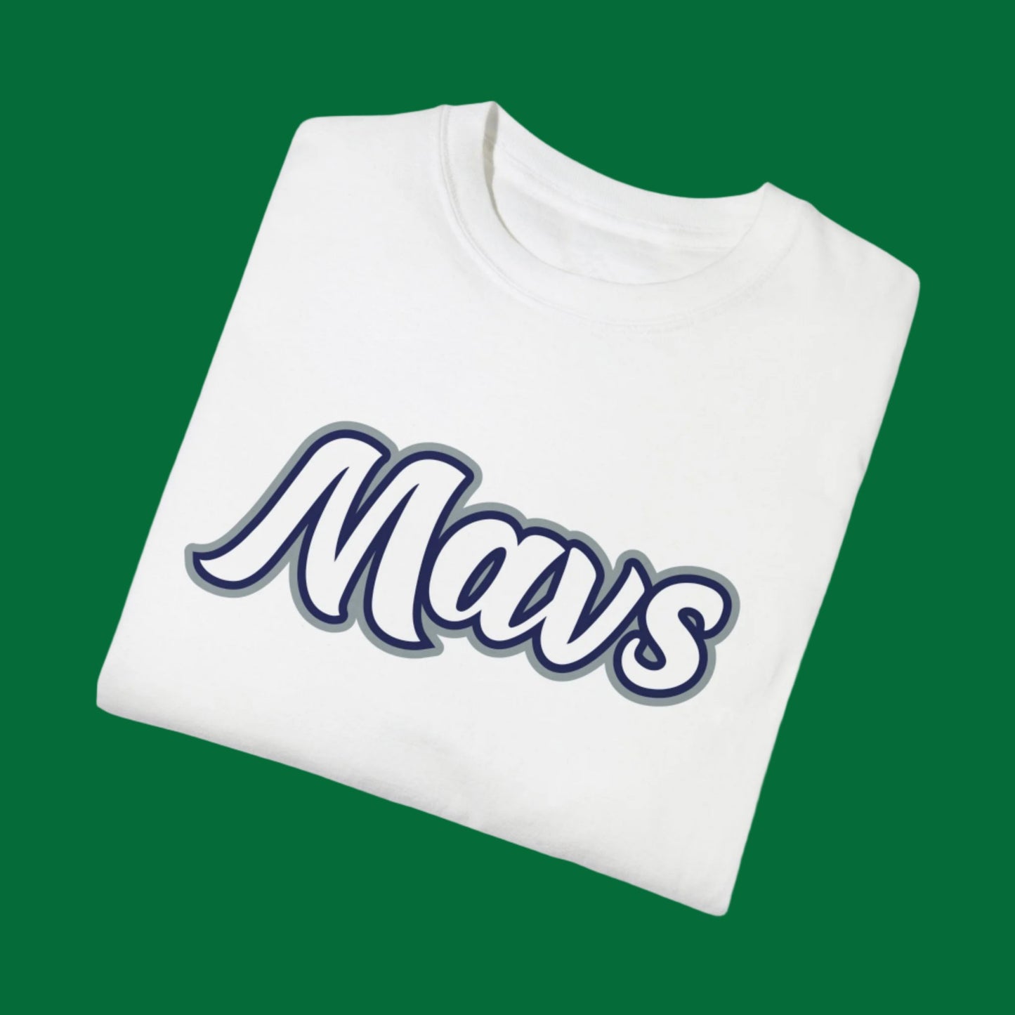 Columbus Mavericks | Unisex Script MAVS Garment-Dyed T-shirt