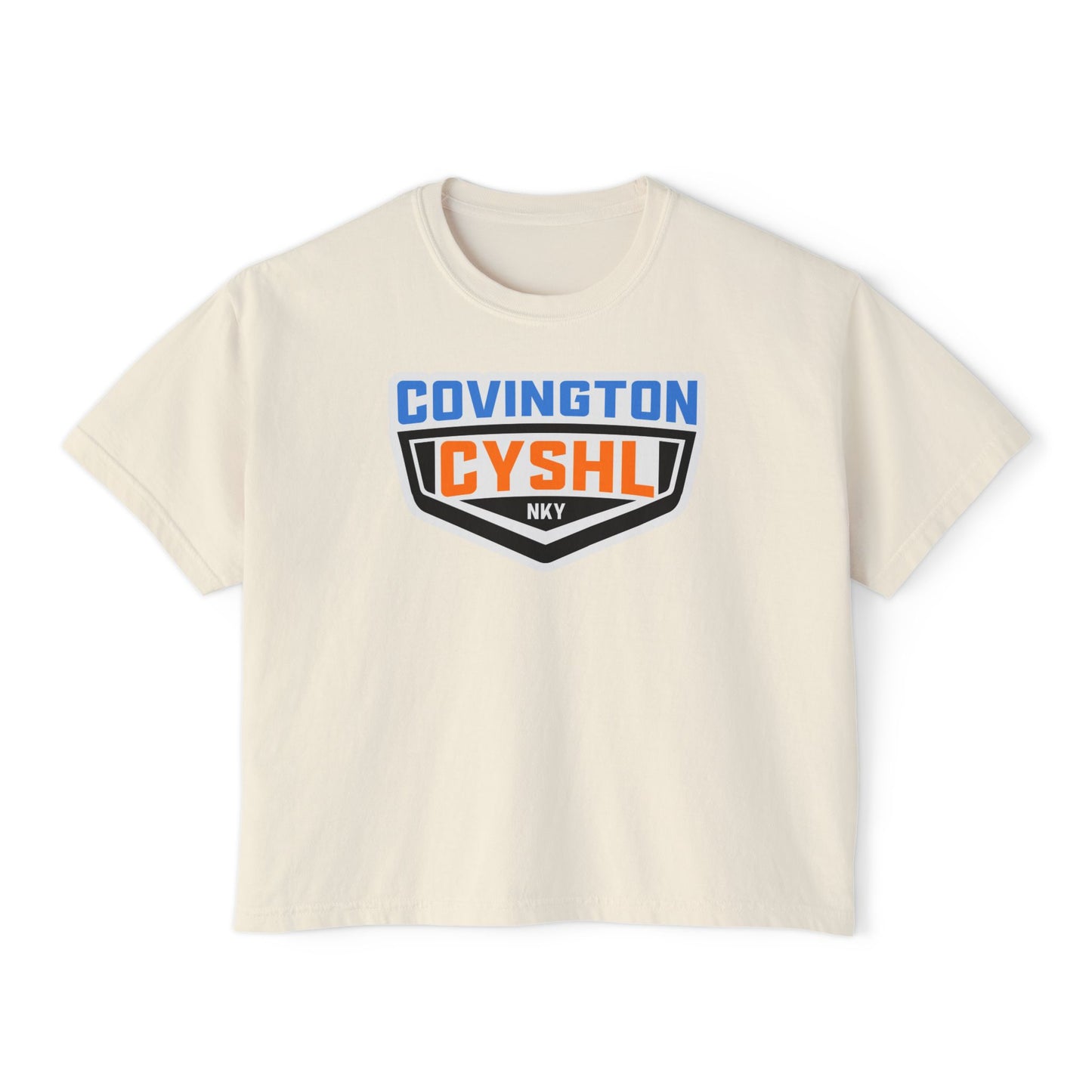 CYSHL | League Badge Logo | Women's Boxy Tee