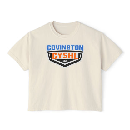 CYSHL | League Badge Logo | Women's Boxy Tee