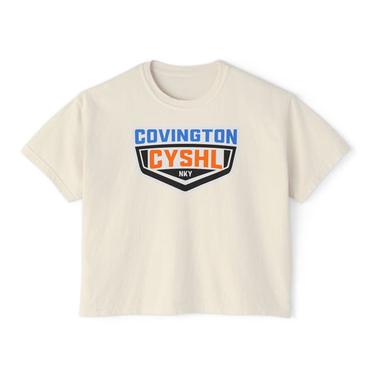CYSHL | League Badge Logo | Women's Boxy Tee