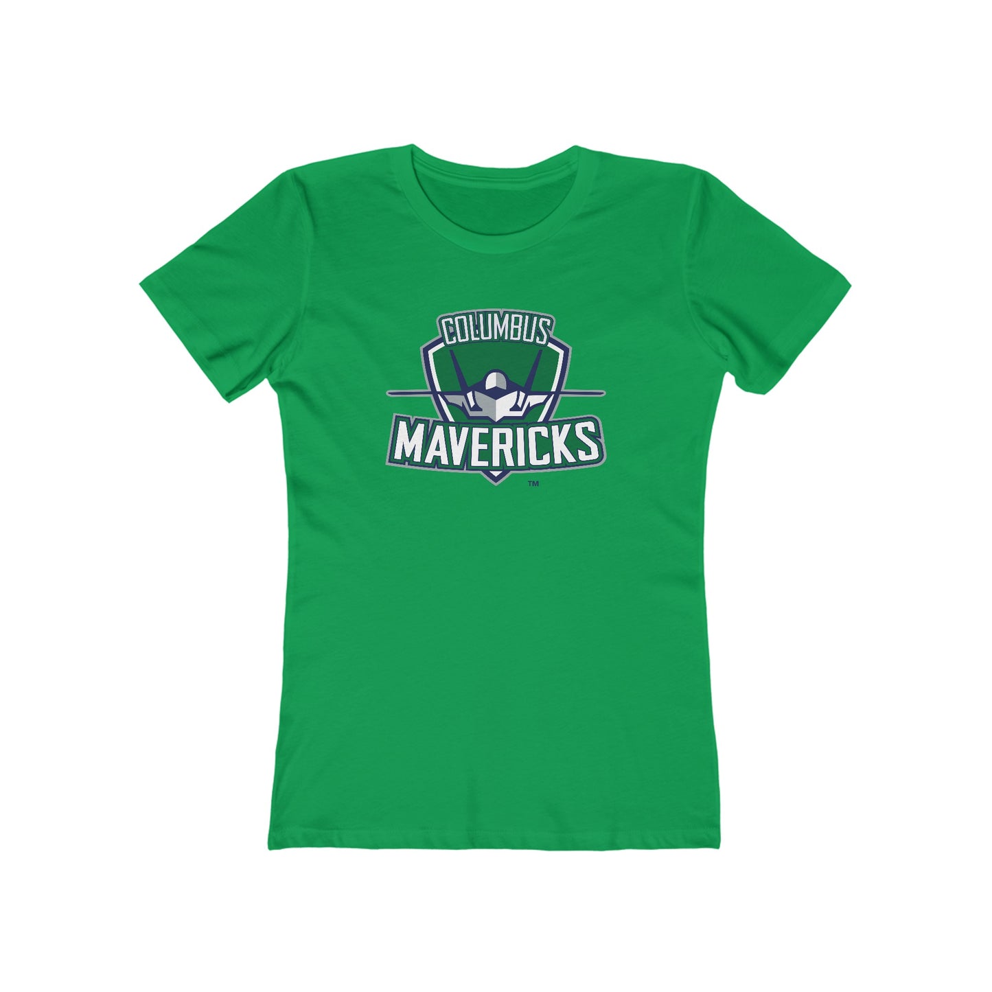 Columbus Mavericks | The Boyfriend Logo Tee for Women