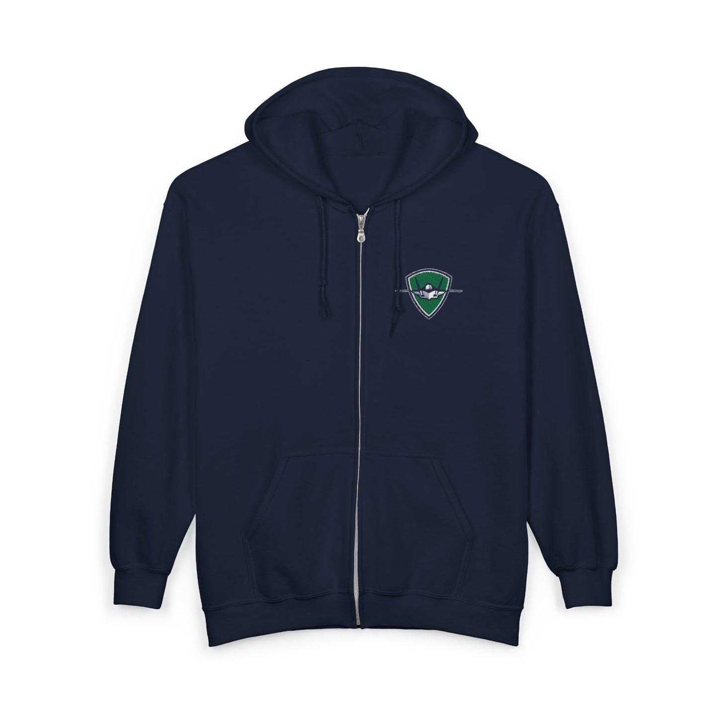 Columbus Mavericks | Unisex Heavy Blend™ Full Zip Small Logo Hooded Sweatshirt (Embroidered)