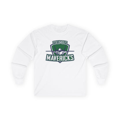 Columbus Mavericks | Unisex Gilden Ultra Cotton Long Sleeve Logo Tee