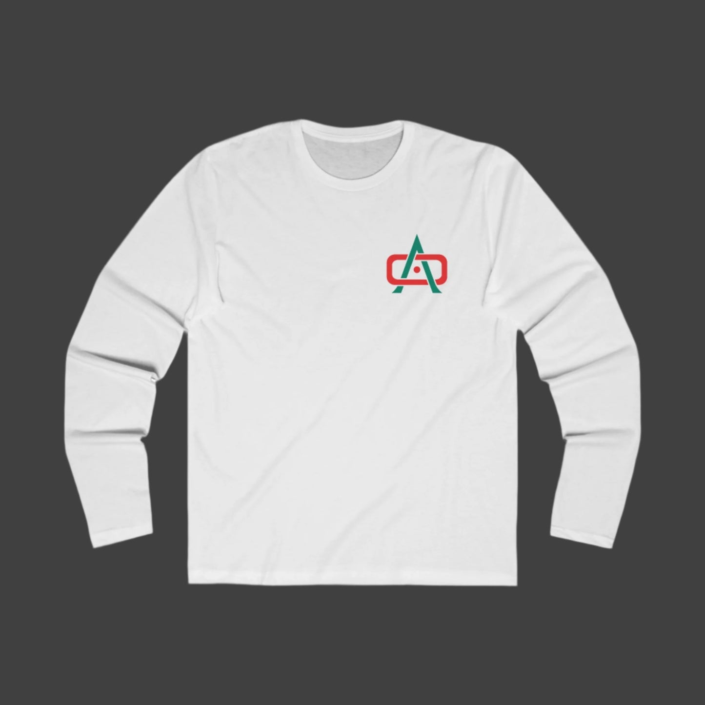 Apple Orchard Logo | Men's Long Sleeve Crew Tee