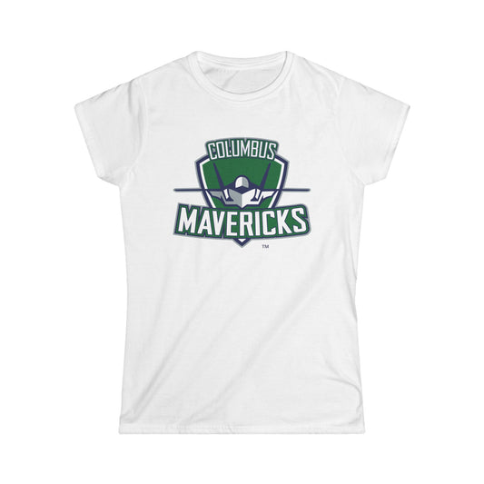 Columbus Mavericks | Women's Softstyle Logo Tee