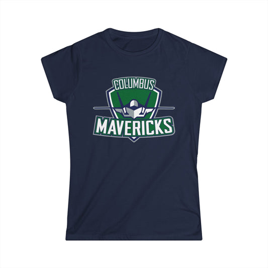 Columbus Mavericks | Women's Softstyle Logo Tee