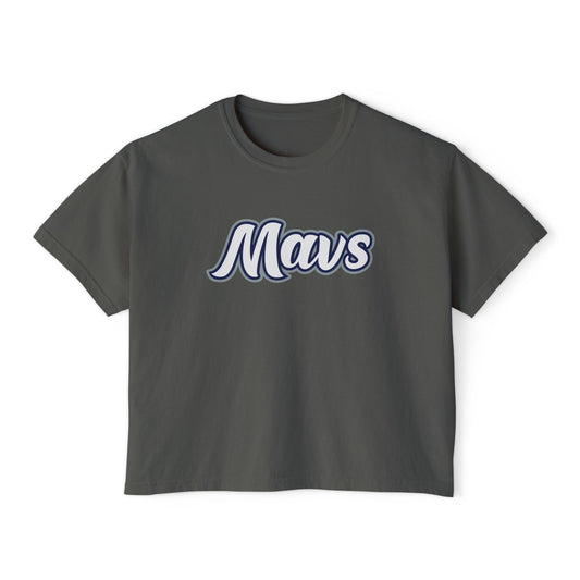 Columbus Mavericks | Women's Script Mavs Boxy Tee