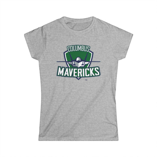 Columbus Mavericks | Women's Softstyle Logo Tee