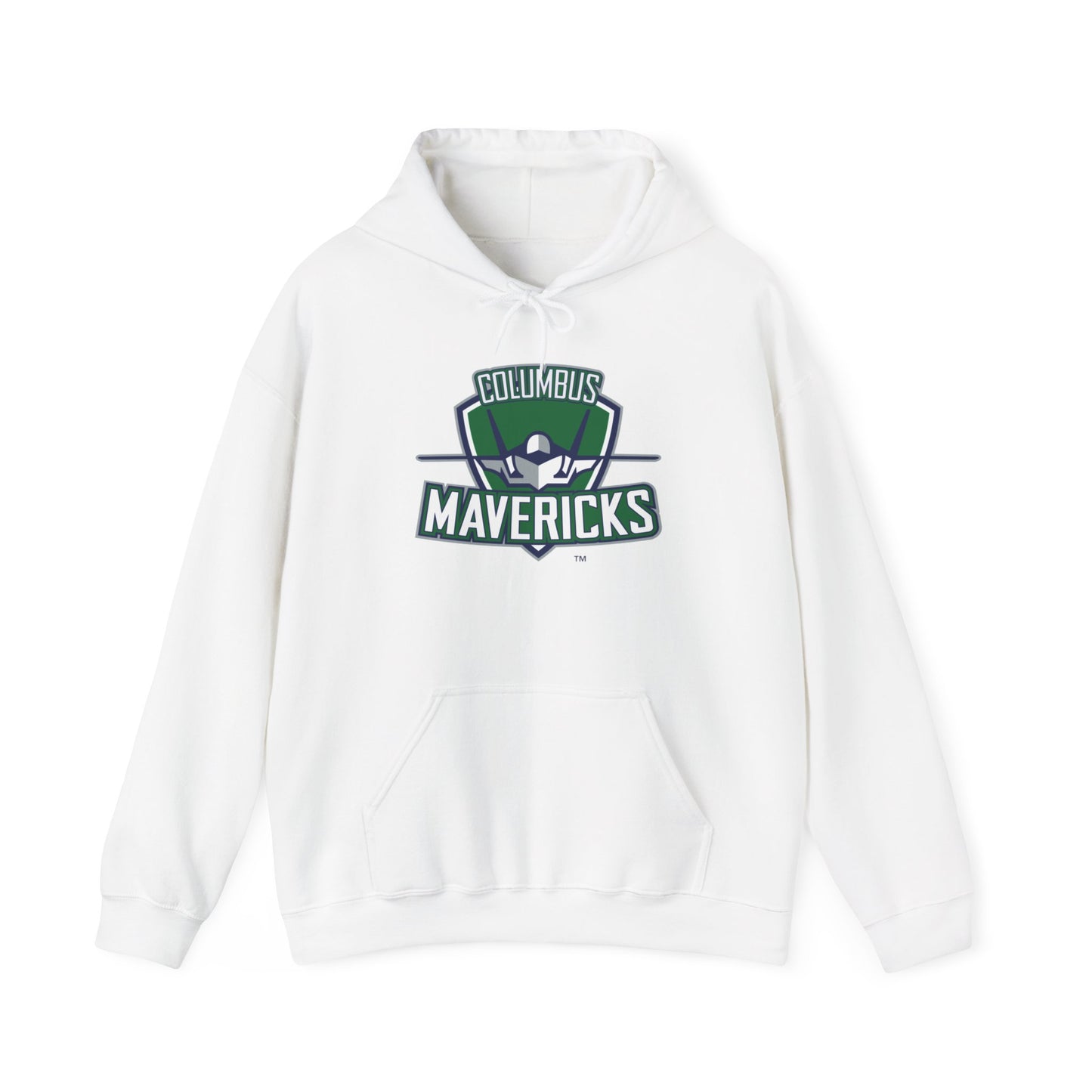 Columbus Mavericks | Unisex Heavy Blend™ Logo Hooded Sweatshirt