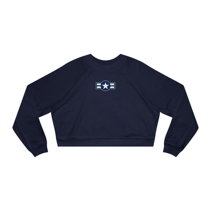 Columbus Mavericks | Women's Cropped Star & Stripes Fleece Pullover