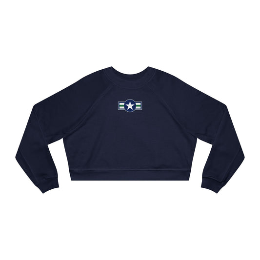 Columbus Mavericks | Women's Cropped Star & Stripes Fleece Pullover