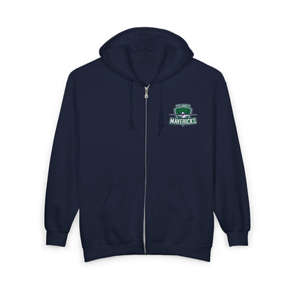Columbus Mavericks | Unisex Heavy Blend™ Full Zip Hooded Small Logo Sweatshirt