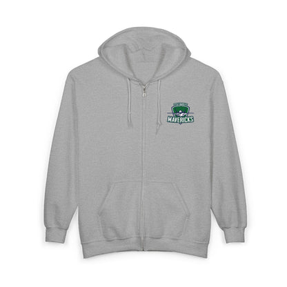 Columbus Mavericks | Unisex Heavy Blend™ Full Zip Hooded Small Logo Sweatshirt