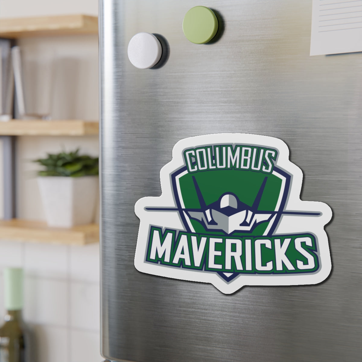 Columbus Mavericks | Die-Cut Logo Magnets