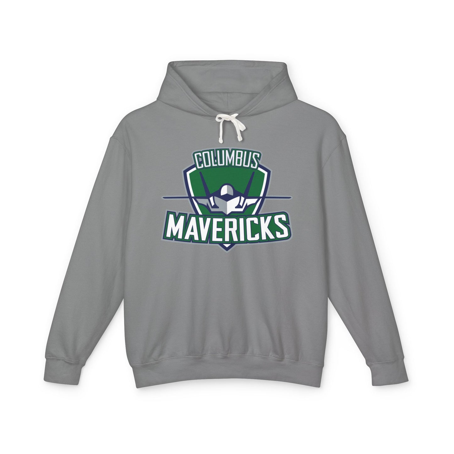 Columbus Mavericks | Unisex Comfort Colors Lightweight Hooded Logo Sweatshirt