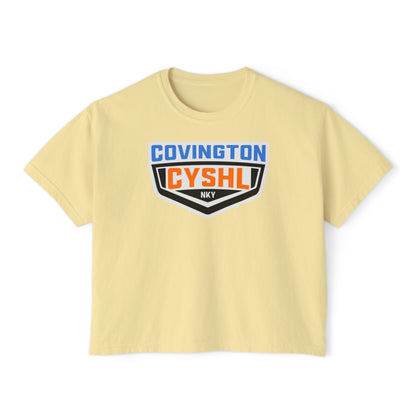 CYSHL | League Badge Logo | Women's Boxy Tee
