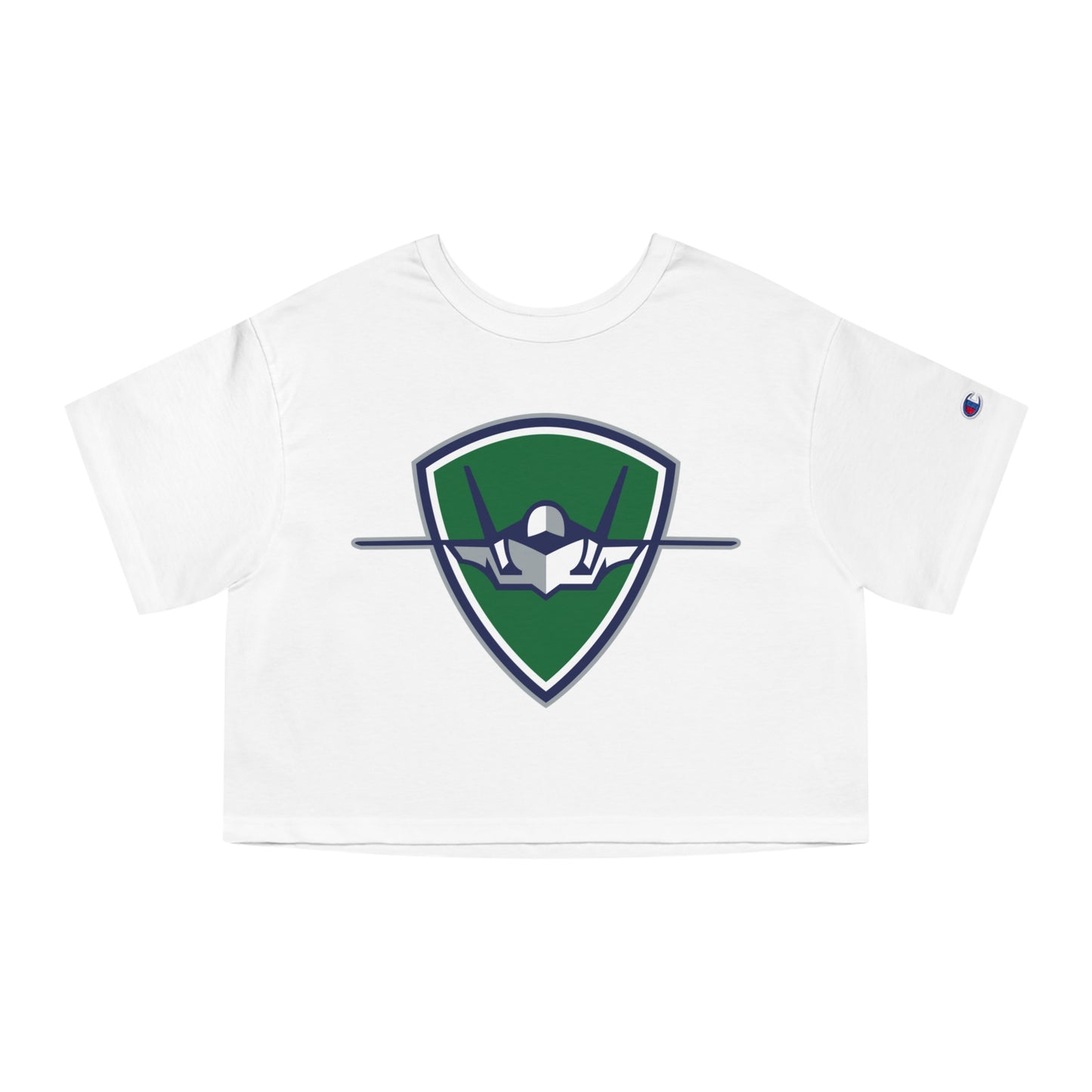 Columbus Mavericks | Champion Women's Heritage Cropped Badge T-Shirt