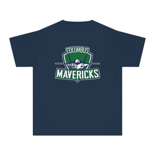Youth Columbus Mavericks |  Midweight Logo Tee