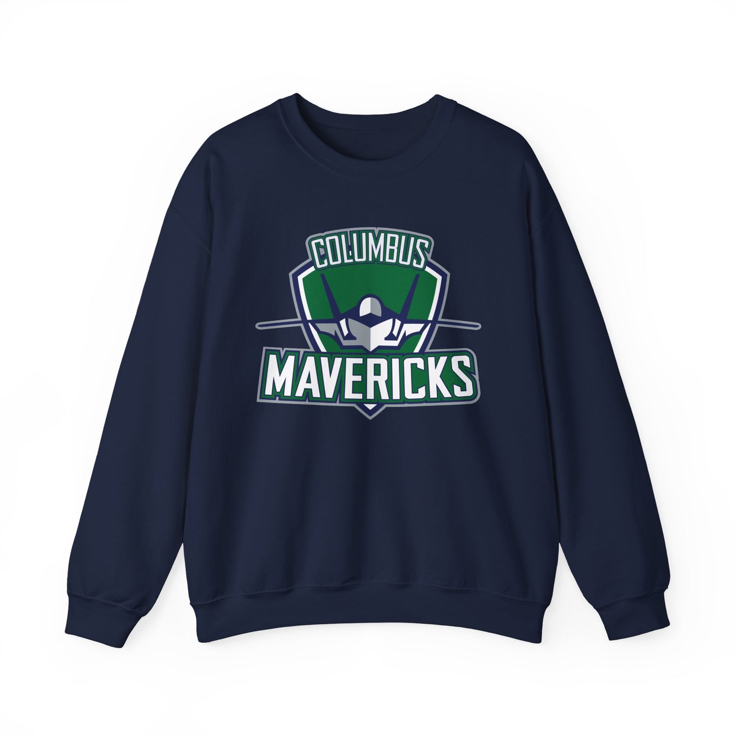 Columbus Mavericks | Unisex Gilden Heavy Blend™ Crewneck Logo Sweatshirt