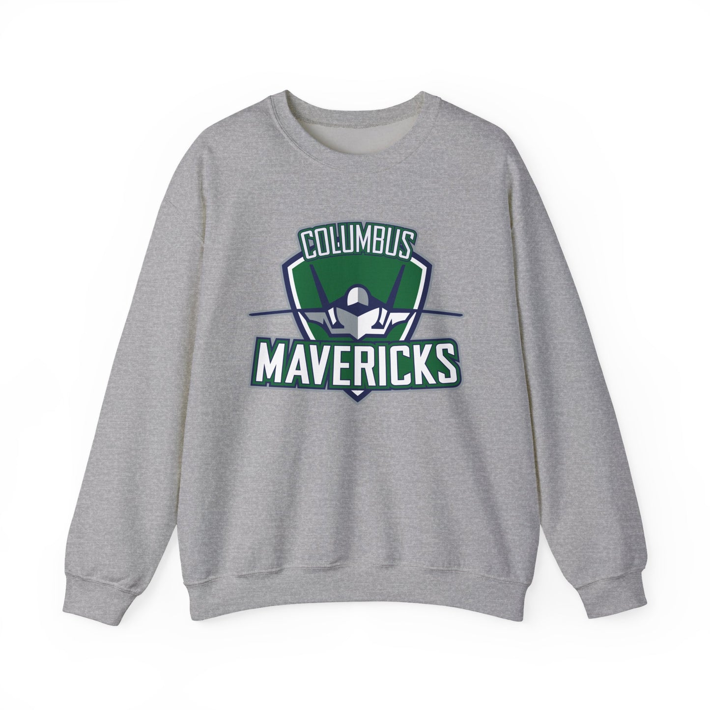 Columbus Mavericks | Unisex Gilden Heavy Blend™ Crewneck Logo Sweatshirt