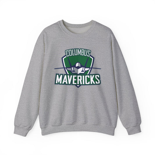 Columbus Mavericks | Unisex Gilden Heavy Blend™ Crewneck Logo Sweatshirt