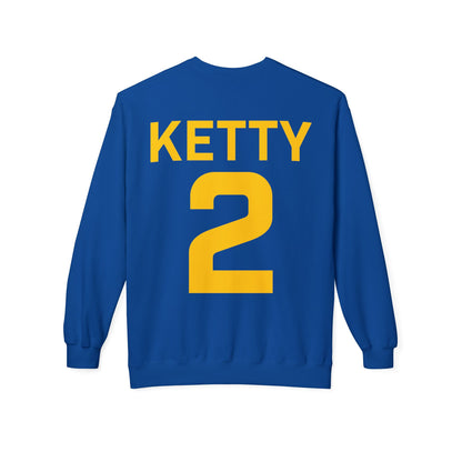 KETTY #2 | Gahanna Lions | Ice Hockey | Unisex Midweight Softstyle Fleece Crewneck Sweatshirt