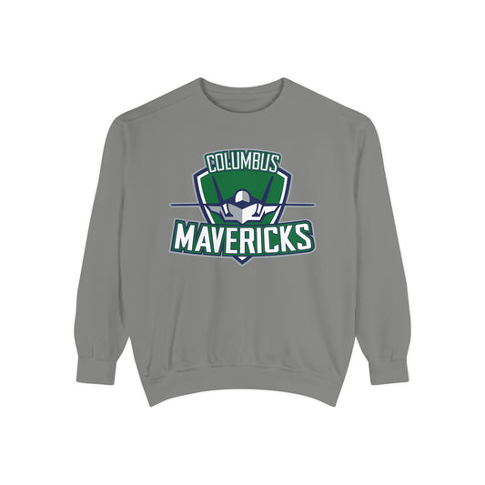 Columbus Mavericks | Unisex Garment-Dyed Logo Crewneck Sweatshirt