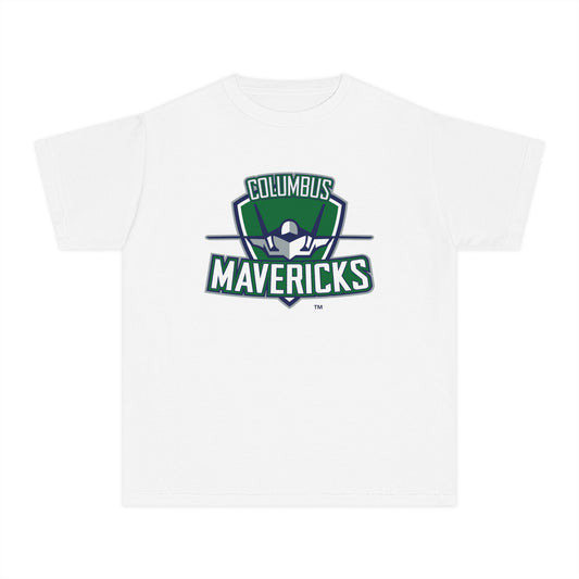 Youth Columbus Mavericks |  Midweight Logo Tee