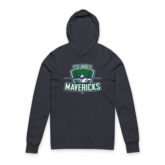 Columbus Mavericks | Unisex Hooded Long Sleeve Logo Tee Shirt